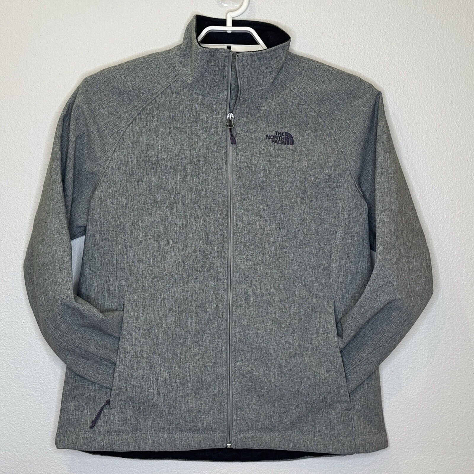 The North Face Gray Softshell Windwall Ski & Snow Jacket